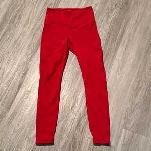 Athlio Red Leggings